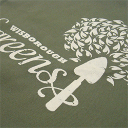 greens printed aprons