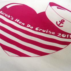 Sarahs Hen Do Printed T-Shirts