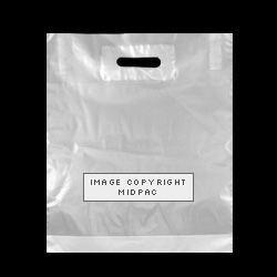 Frosted Patch Handle Carrier Bags
