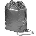 Silver Polythene Duffle Carrier Bags