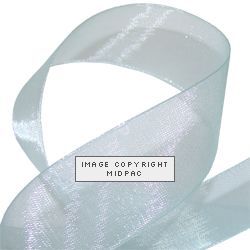 Aqua Chiffon Ribbon