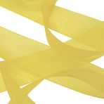Pale Yellow Chiffon Ribbon