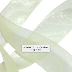 Ivory Chiffon Ribbon