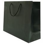 500mm Black Matt Laminated Carrier Bags