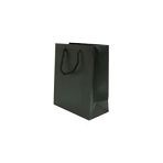 115mm Black Matt Laminated Carrier Bags