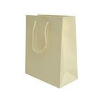 200mm Ivory Matt Laminated Carrier Bags