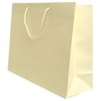 500mm Ivory Matt Laminated Carrier Bags