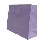 400mm Lilac Matt Laminated Carrier Bags