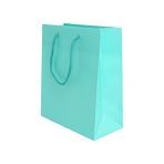 200mm Aqua Matt Laminated Carrier Bags