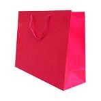 400mm Crushed Raspberry Matt Laminated Carrier Bags