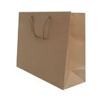 400mm Milk Chocolate Matt Laminated Carrier Bags