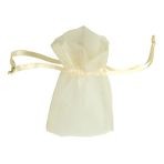 Medium Ivory Organza Bags