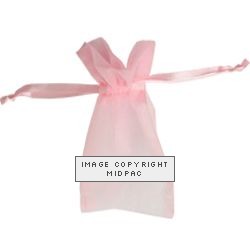Small Pastel Pink Organza Bags