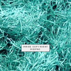 Turquoise Shredded Paper