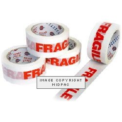 Printed FRAGILE Tape