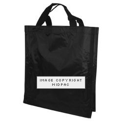 Black Nylon Shoppers