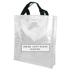 White Nylon Shoppers