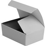 Gloss Silver Small Gift Boxes