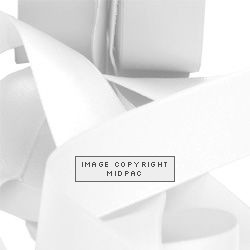 15mm White Double Faced Satin Ribbon