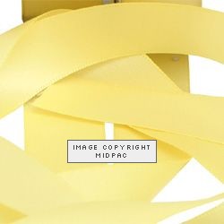 23mm Lemon Double Faced Satin Ribbon