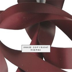 23mm Burgundy Double Faced Satin Ribbon