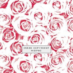 Red Roses Tissue Paper
