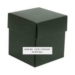 Matt Black Cube Box