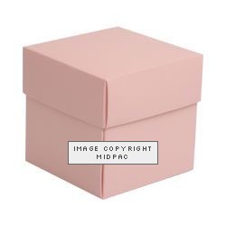 Matt Pink Cube Box
