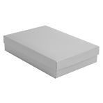 Gloss Silver Book Boxes