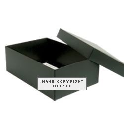 Large Matt Black Boxes
