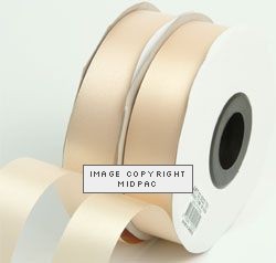 19mm Beige Polyester Ribbon