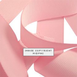 15mm Light Pink Grosgrain Ribbon