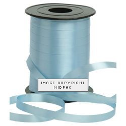 5mm Light Blue Curling Ribbon