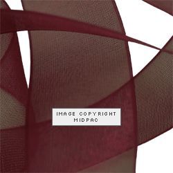 Dark Plum Chiffon Ribbon