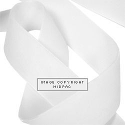 16mm White Velvet Ribbon