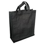 250mm Black Jute Bags