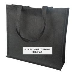410mm Black Jute Bags