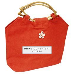 Orange Shell Jute Bags