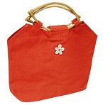 Orange Shell Jute Bags