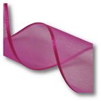 23mm Hot Pink Wire Edge Ribbon