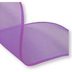 23mm Orchid Wire Edge Ribbon