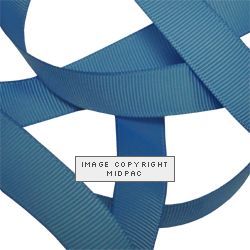 15mm Capri Blue Grosgrain Ribbon