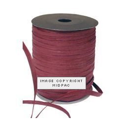 Burgundy Raffia