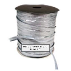 Metallic Silver Raffia