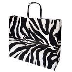 360mm Zebra Carrier Bags