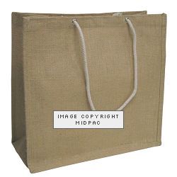400mm Jute Bags With Rope Handles