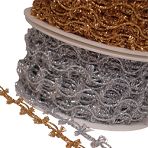 13mm Silver Garland Wired