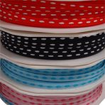 4mm Blue Stitched Ribbon