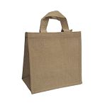 300mm Natural Jute Bags With Soft Web Handles