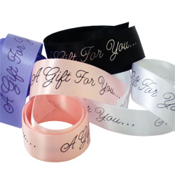 Gift For You Printed Ribbon